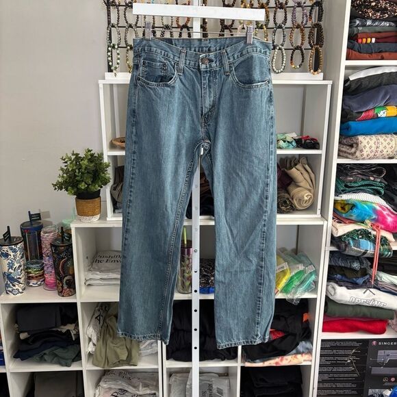 Levi's Blue Relaxed Jeans Classic Fit men's size 32 waist 30 inseam - Picture 4 of 6